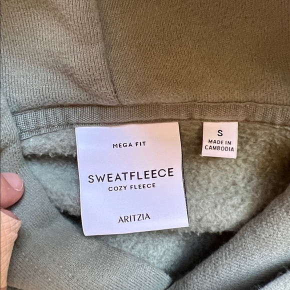 Aritzia sweat fleece hoodie - Picture 2 of 3